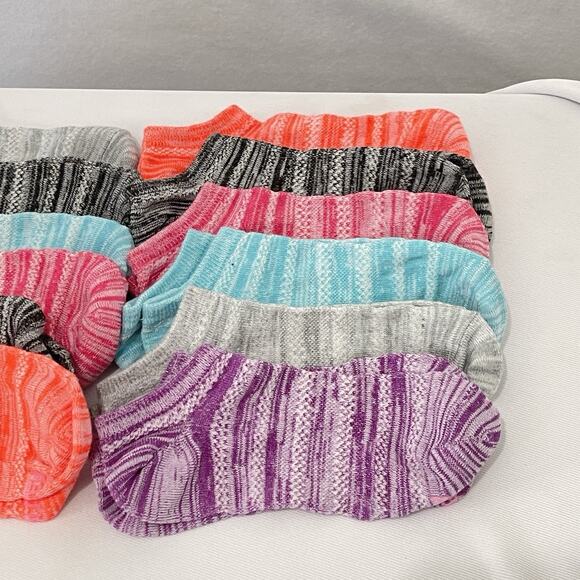 Hanes Womens Ultimate Cool Comfort No Show Ankle Socks 12 Pairs Shoe Size 5-9 - Picture 4 of 5